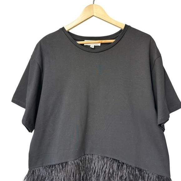 Amable By Mable Black Feather Dress, Small - Picture 8 of 15